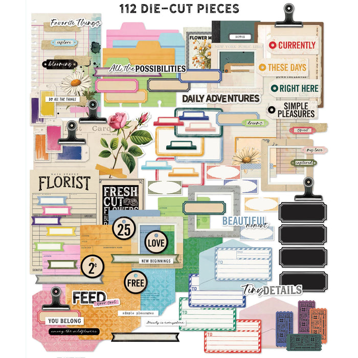 49 And Market Die-Cuts - Journaling, The Flower Emporium