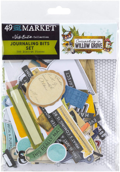 49 And Market - Curiosities In Willow Grove Ephemera Set - Journalling bits