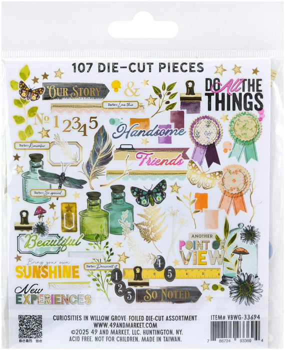 49 And Marketing Foiled Die-Cuts - Curiosities in Willow Grove