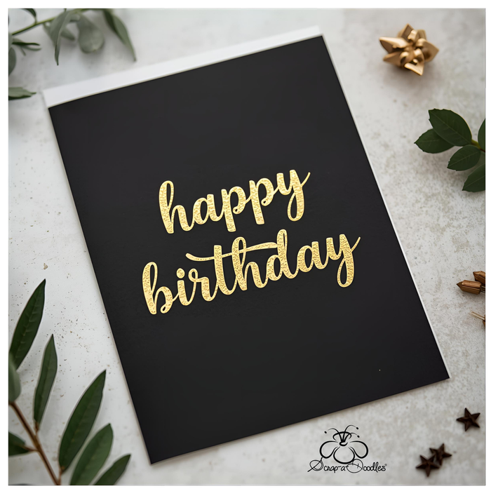 Doodles Cafe - Minc Laser Printable Matt Double sided Paper Black - A4, 5pk -160gsm