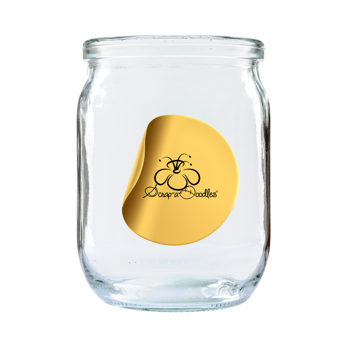 Doodles Cafe - Inkjet Printable Self Adhesive Foil Gold Sticker Film - A4, 20pk