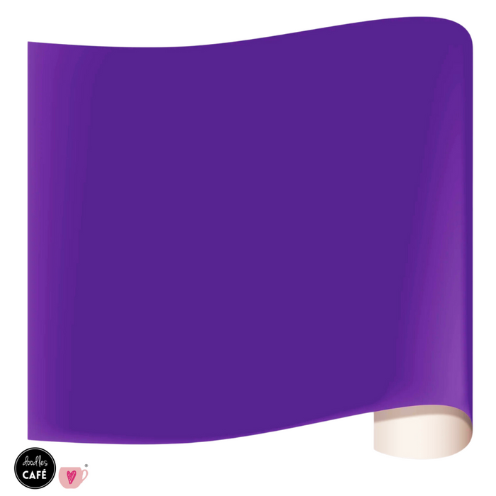 Premium Mini Vinyl Rolls for Cricut Joy - Self-Adhesive (5.5"x40")-Royal Purple-Glossy