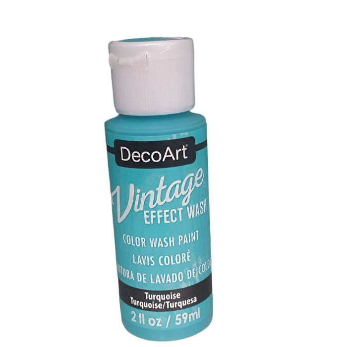 Deco Art Vintage  Effect Wash Turquoise