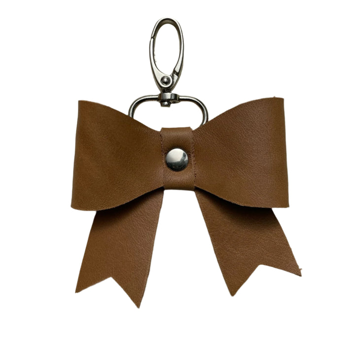 Doodles - Leather Keyring Bow Tie 8cm x 7.5cm 1pc (Assorted)