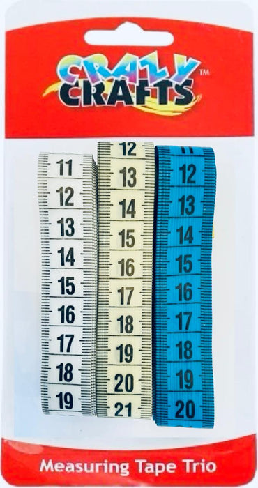Crazy Crafts - Measuring Tape Trio 3pcs