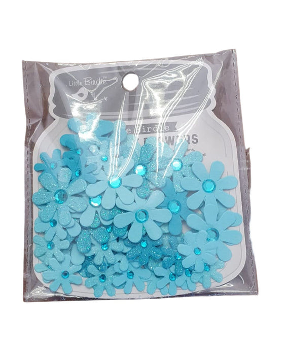 Little Birdie - Handmade Flowers - Songs of the Sea - Sparkle Florettes (60pc)