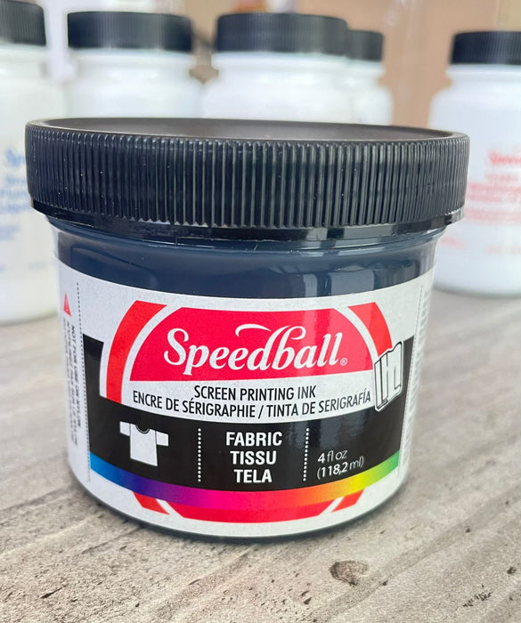 Speedball Screen Printing Fabric Ink - Black - 118.2ml