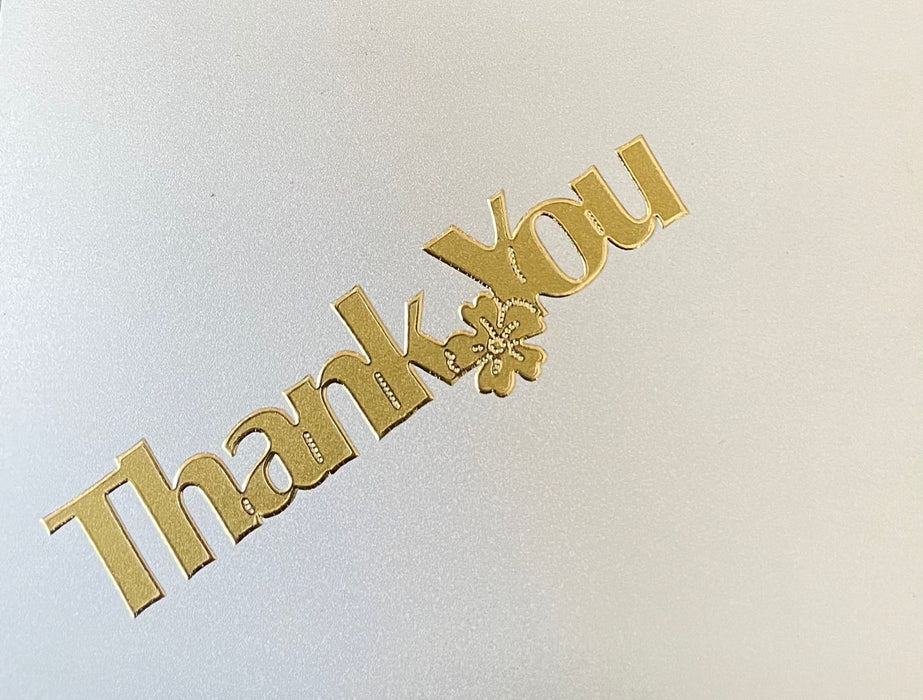 JEJE  - Peel-Off Stickers - Thank you large - Gold