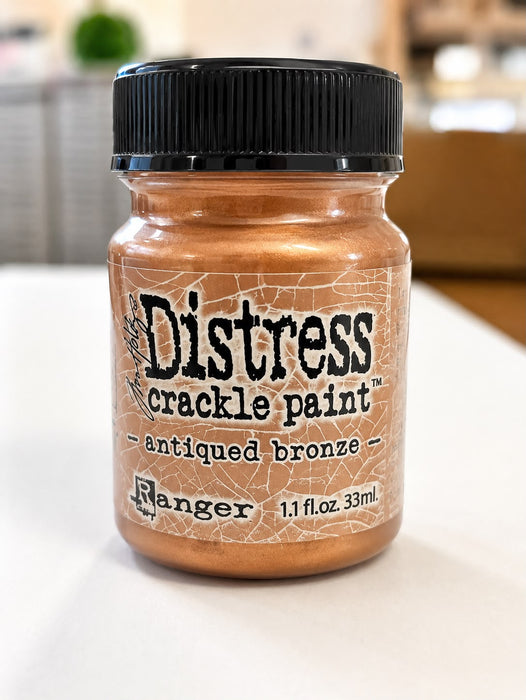 Ranger - Tim Holtz - Distress Crackle Paint - Antique Bronze 33ml