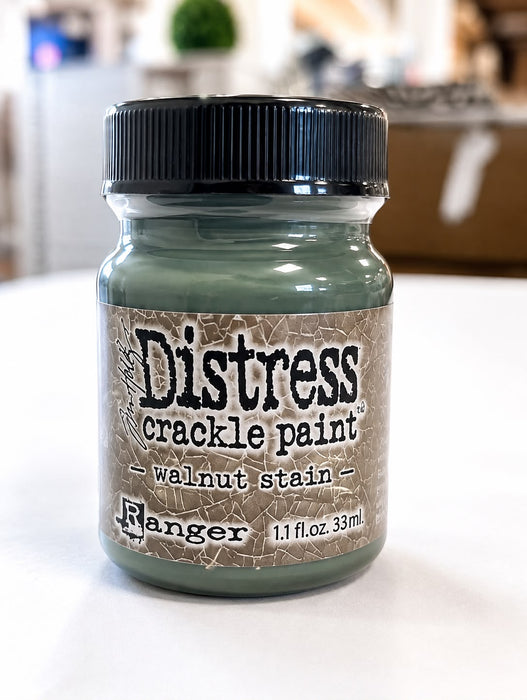 Ranger - Tim Holtz - Distress Crackle Paint - Walnut Stain 33ml