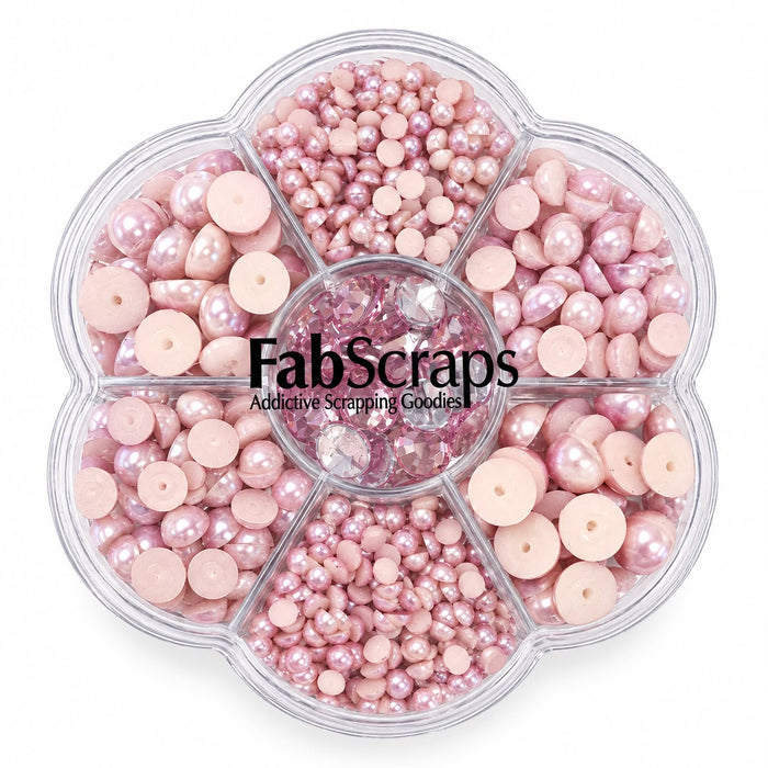 Fabscraps - Pearl & Bling Collection - Blush