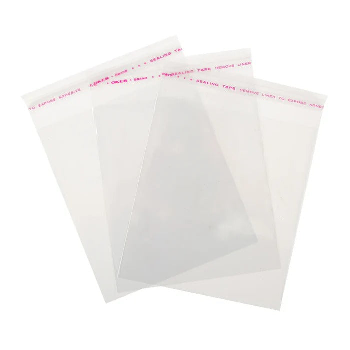Doodles - PVC Resealable Bags 15.7x16.7cm - 100pk
