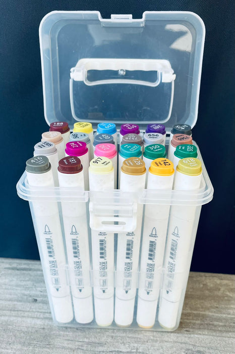 Couture Creations - Twin Tip Alcohol Ink Marker Case (Holds 24pcs)