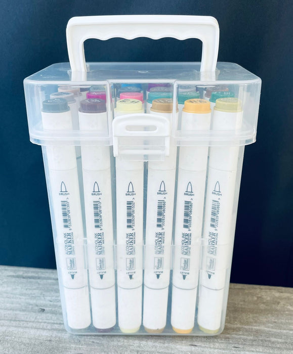 Couture Creations - Twin Tip Alcohol Ink Marker Case (Holds 24pcs)