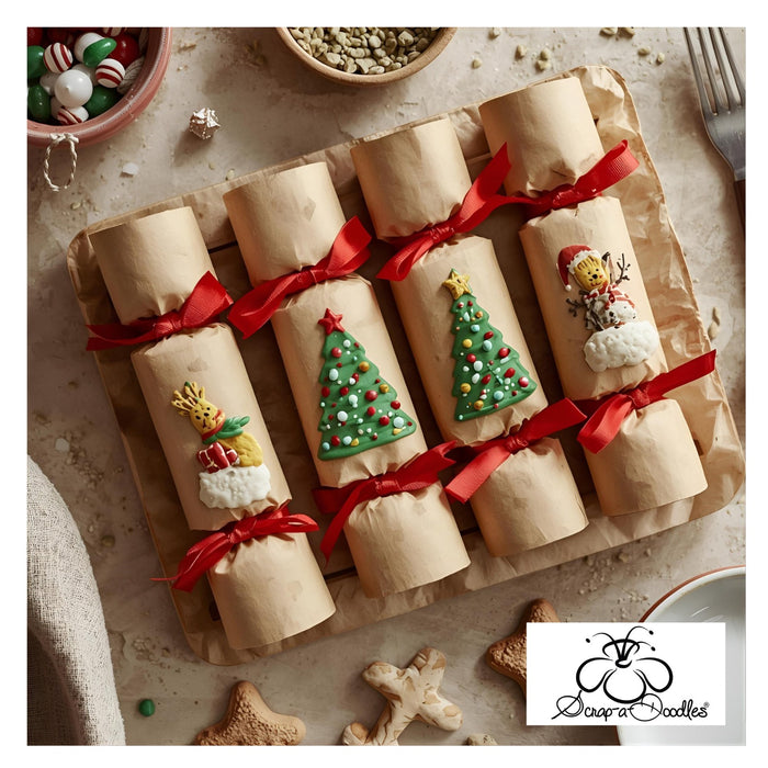 Doodles - Crackers DIY - Brown 4pk