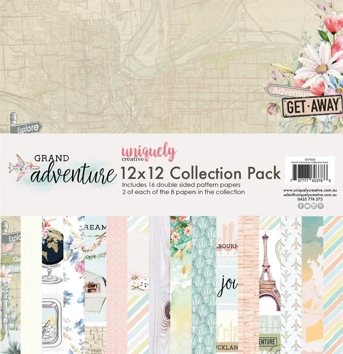 UNIQUELY CREATIVE - GRAND ADVENTURE - TOURIST (12x12) COLLECTION PACK
