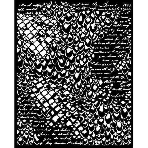 Stamperia Stencil 7.87"X9.84"-Songs Of The Sea Mermaid Scales