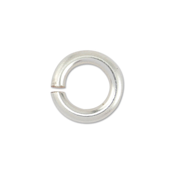 20 Gauge Artistic Wire, Chain Maille Rings, Round, Tarnish Resistant Silver, 1/8 in / 3.18 mm, 560 pc