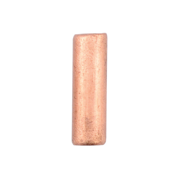 Beadalon - Artistic Wire Large Crimp Tubes, 10 mm / .4 in, Bare Copper, for 12 ga wire, ID 2.2 mm / .086 in, 55 pc