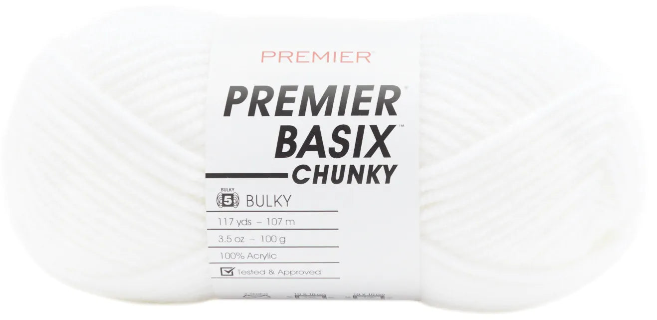 Premier Basix Chunky Yarn-White