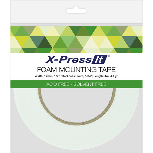 X-Press It Double-Sided Foam Tape 12mm-.5"X4.4yd