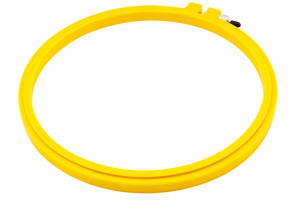Susan Bates - Hoop-La Plastic Embroidery Hoop - Yellow 10" (25.4cm)