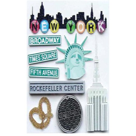 Ek Success - Jolee's Boutique - Dimensional Stickers - New York
