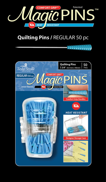 Taylor Seville Magic Pins - Quilting Regular-50/Pkg