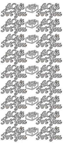 JEJE Peel-Off Stickers - A Gift for you - Silver Foil
