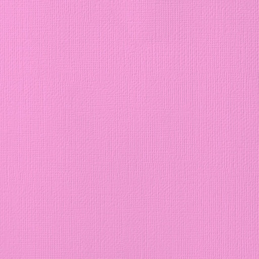 American Crafts - 12'x12" Textured Cardstock - Bubblegum (1 sheet)