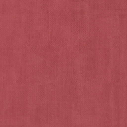 American Crafts - 12'x12" Textured Cardstock - Cranberry ( 1 sheet )