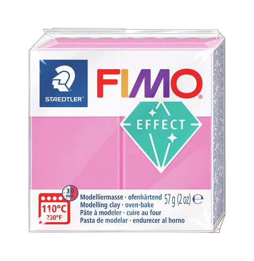 Fimo Effect Neon Polymer Clay 2oz-Neon Fuchsia