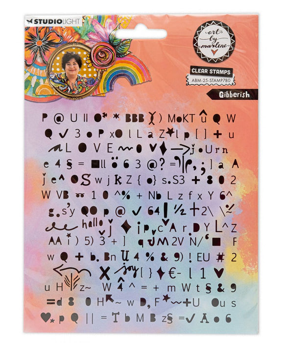 Art by Marlene - Clear Stamp - Gibberish 13x14cmx3mm