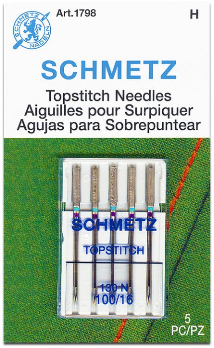 Schmetz Topstitch Machine Needles-Size 100/16 5/Pkg