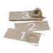 GingerRay - Vintage Affair - Hessian table Numbers