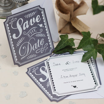 GingerRay - Vintage Affair - Save The Date Cards