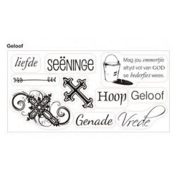 KCraft - Clear Stamp Set - Geloof