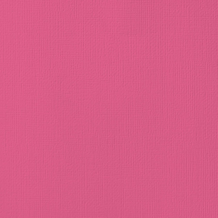 American Crafts - 12'x12" Textured Cardstock - Raspberry (10 Sheets)