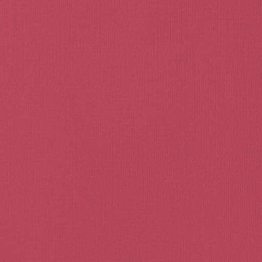 American Crafts - 12"x12" Textured Cardstock - Scarlet (10sheets)