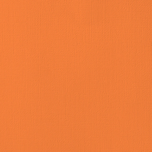 American Crafts - 12'x12" Textured Cardstock - Carrot (10 Sheets)