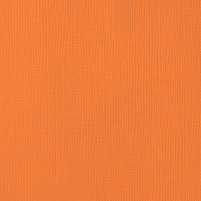 American Crafts - 12'x12" Textured Cardstock - Carrot (10 Sheets)