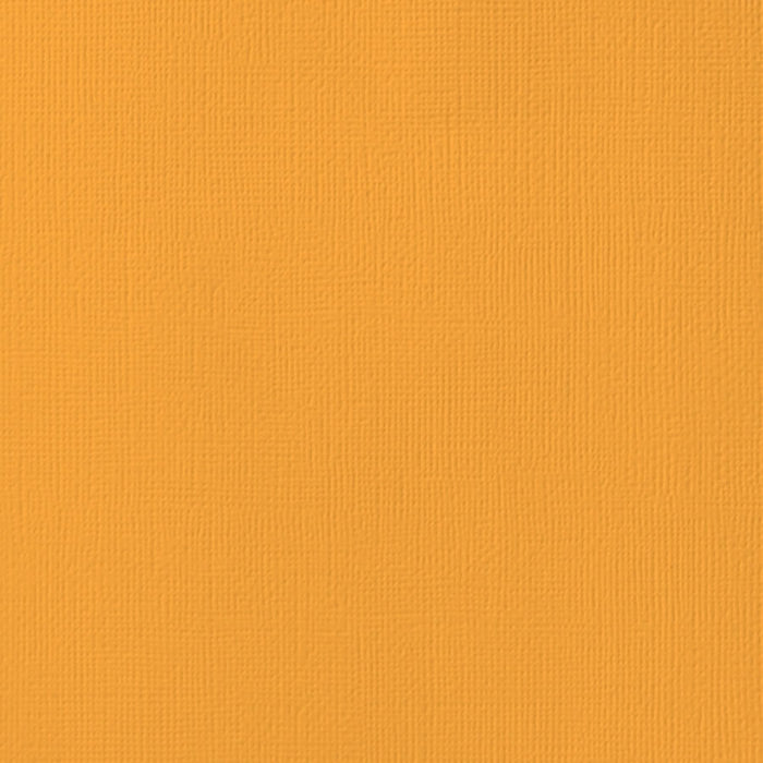 American Crafts - 12'x12" Textured Cardstock - Tangerine (10 Sheets)