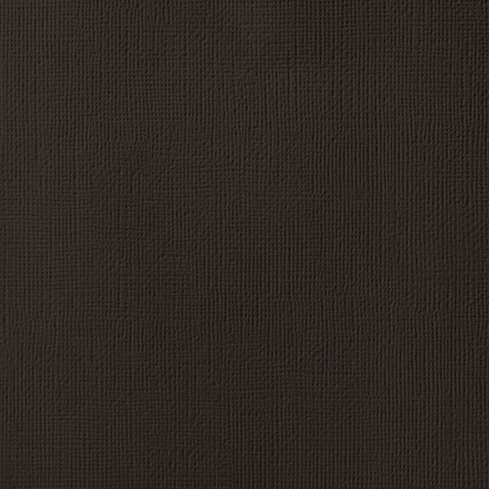 American Crafts - 12'x12" Textured Cardstock - Black (10 Sheets)