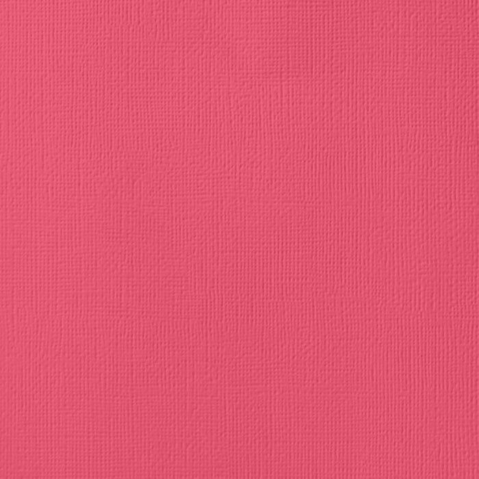 American Crafts - 12"x12" Textured Cardstock - Lollipop (1 Sheet)