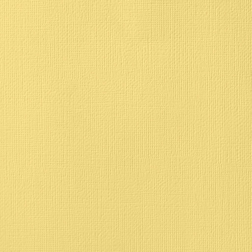 American Crafts - 12"x12" Textured Cardstock - Banana (10 Sheets)