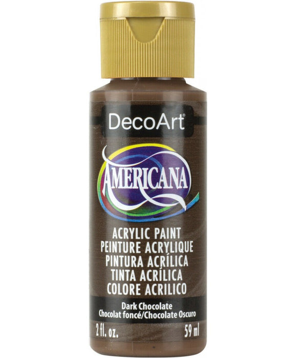 DecoArt - Americana Acrylic Paint 2oz - Dark Chocolate 59ml