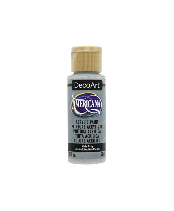 DecoArt - Americana Acrylic Paint 2oz - Slate Grey 59ml
