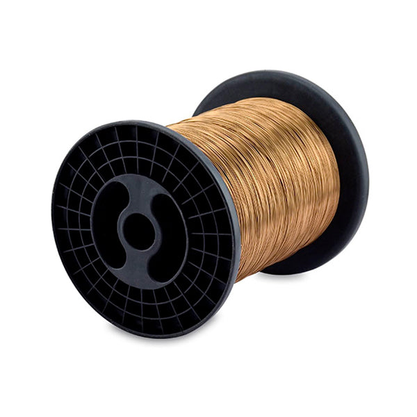 Artistic Wire, 18 Gauge / 1.0 mm Tarnish Resistant Colored Copper Craft Wire, Antique Brass Color, 5 lb / 2.26 kg