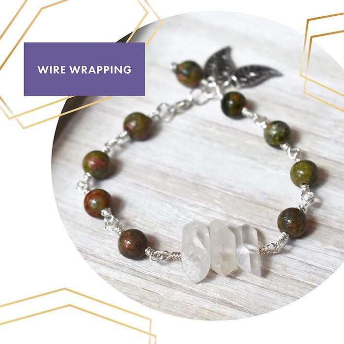 Artistic Wire, 20 Gauge / .81 mm Silver Plated Tarnish Resistant Colored Copper Craft Wire, Round Twist, Rose Gold Color, 3 yd / 2.7 m