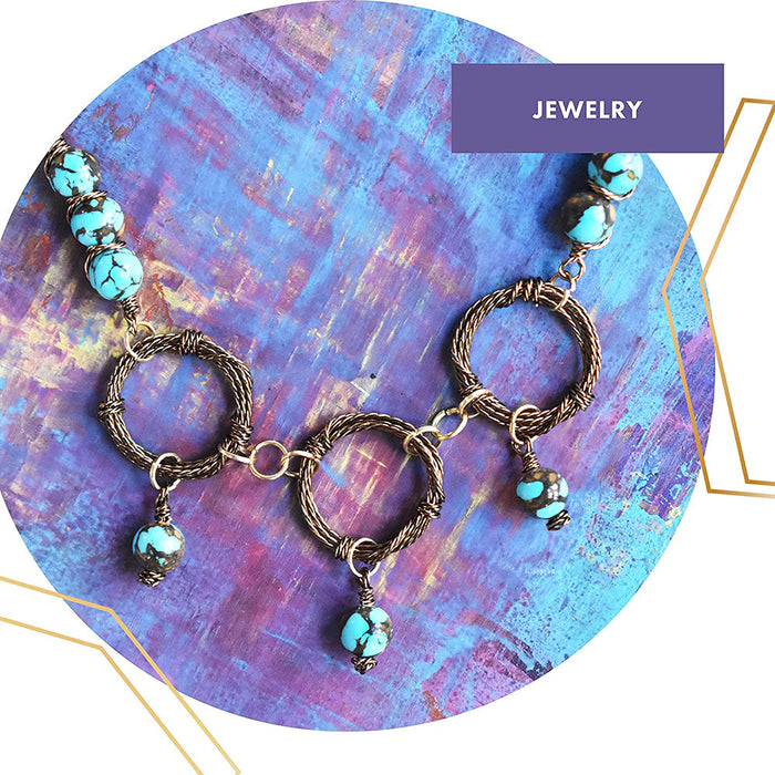 Artistic Wire, 20 Gauge / .81 mm Silver Plated Tarnish Resistant Colored Copper Craft Wire, Round Twist, Rose Gold Color, 3 yd / 2.7 m